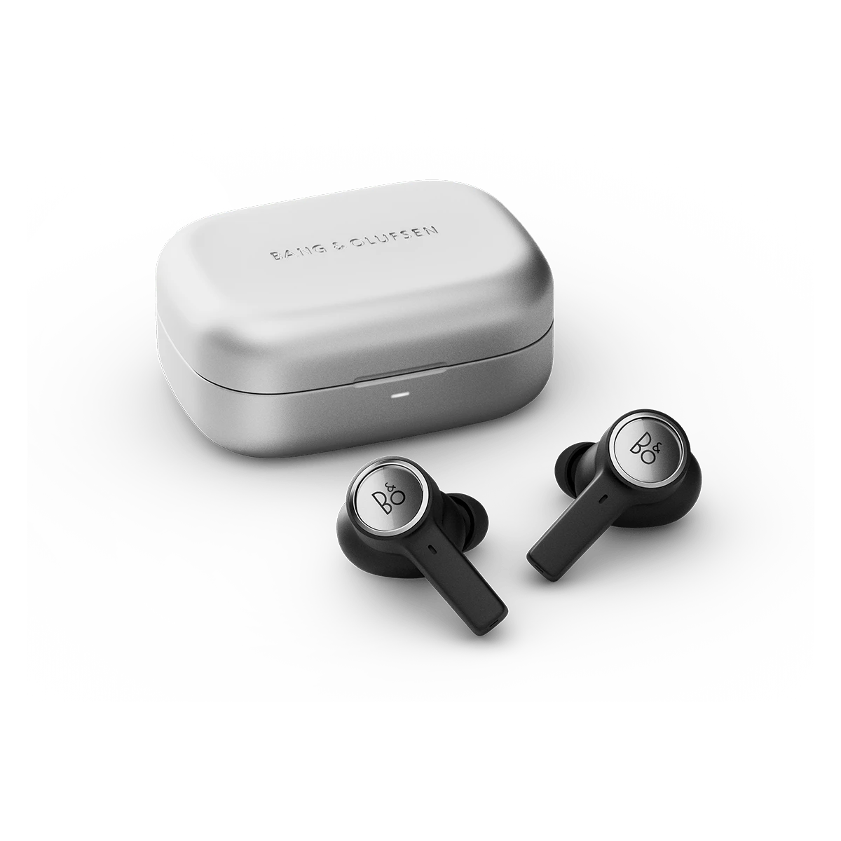 Packshot-Beoplay-Eleven-Natural-Aluminium-Case-Earphones-Perspective-s1200x1200px